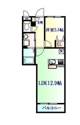 アビタシオン小田原長丁通の物件間取画像